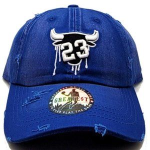 Chicago Greatest 23 Vintage Drip Strapback Hat